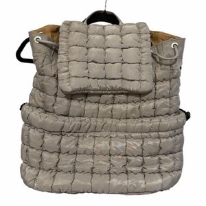 Elegant Quilted Women's puffer Backpack